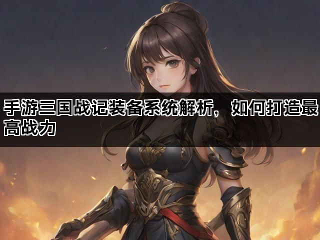 手游三国战记装备系统解析，如何打造最高战力