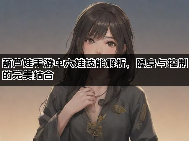 葫芦娃手游中六娃技能解析，隐身与控制的完美结合
