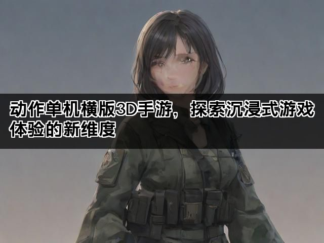 动作单机横版3D手游，探索沉浸式游戏体验的新维度