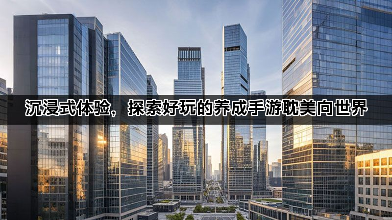 沉浸式体验，探索好玩的养成手游耽美向世界