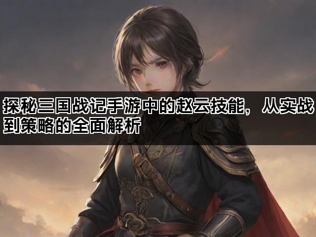 探秘三国战记手游中的赵云技能，从实战到策略的全面解析