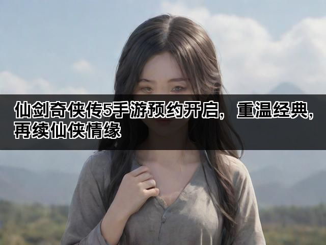 仙剑奇侠传5手游预约开启，重温经典，再续仙侠情缘