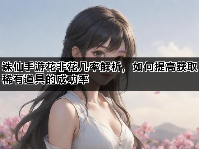 诛仙手游花非花几率解析，如何提高获取稀有道具的成功率