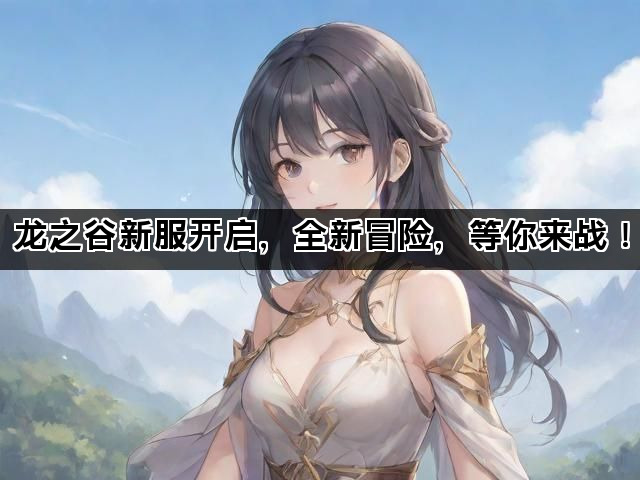 龙之谷新服开启，全新冒险，等你来战！