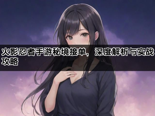 火影忍者手游秘境接单,深度解析与实战攻略 火影忍者手游秘境接单,深度解析与实战攻略