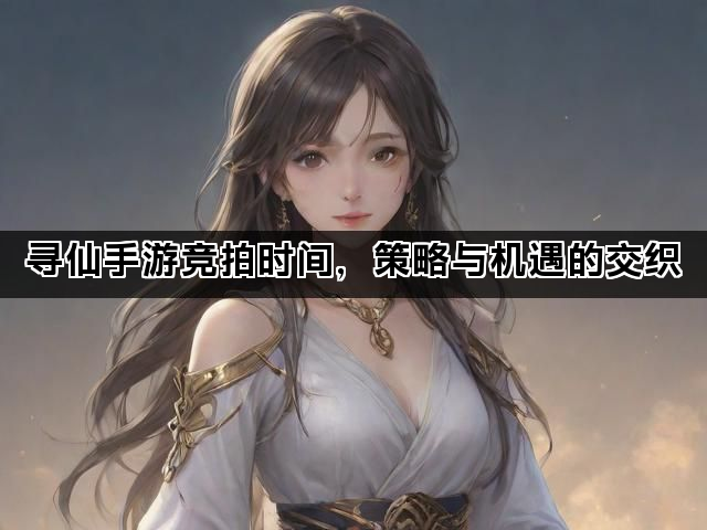 寻仙手游竞拍时间，策略与机遇的交织