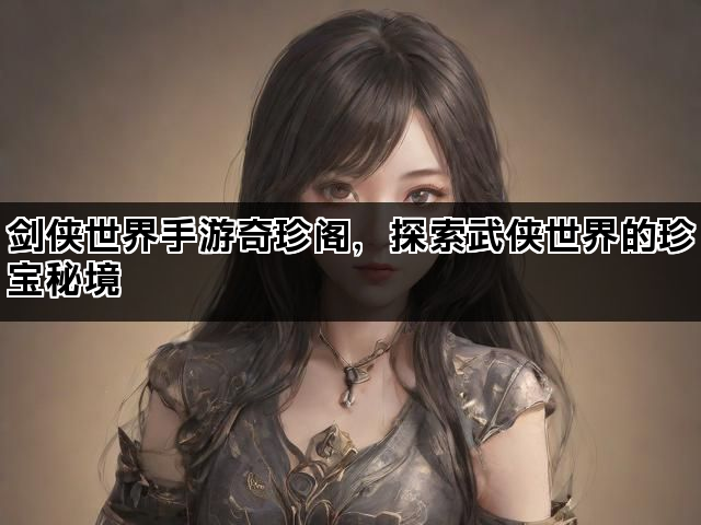 剑侠世界手游奇珍阁，探索武侠世界的珍宝秘境