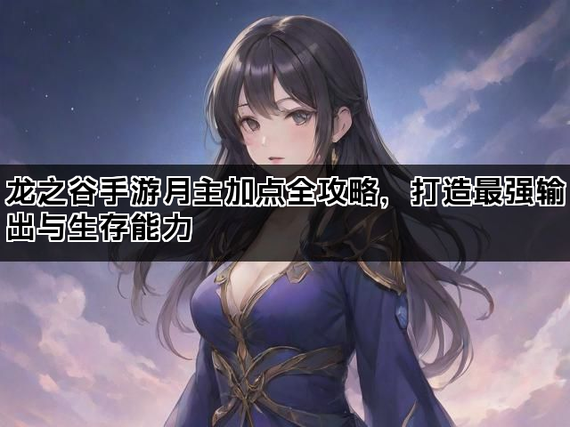龙之谷手游月主加点全攻略，打造最强输出与生存能力