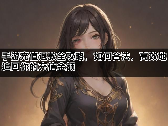 手游充值退款全攻略，如何合法、高效地追回你的充值金额