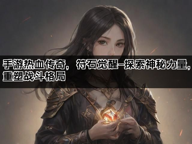 手游热血传奇，符石觉醒—探索神秘力量，重塑战斗格局