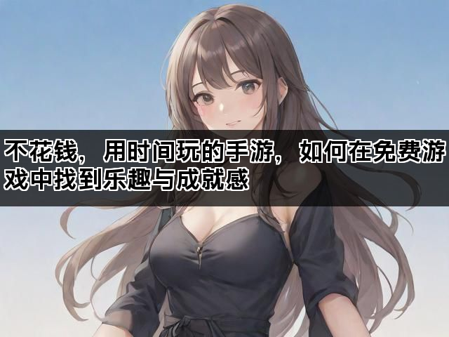 不花钱，用时间玩的手游，如何在免费游戏中找到乐趣与成就感
