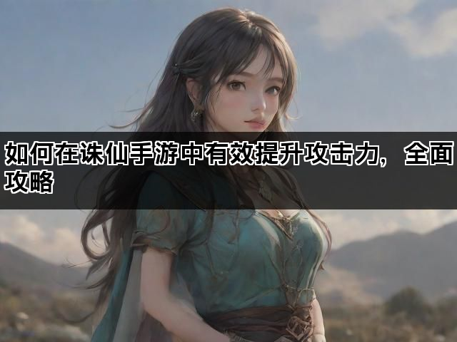 如何在诛仙手游中有效提升攻击力，全面攻略