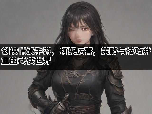 剑侠情缘手游，打架厉害，策略与技巧并重的武侠世界