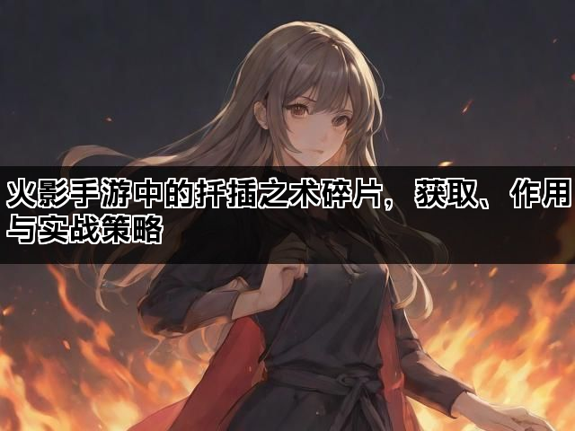 火影手游中的扦插之术碎片，获取、作用与实战策略