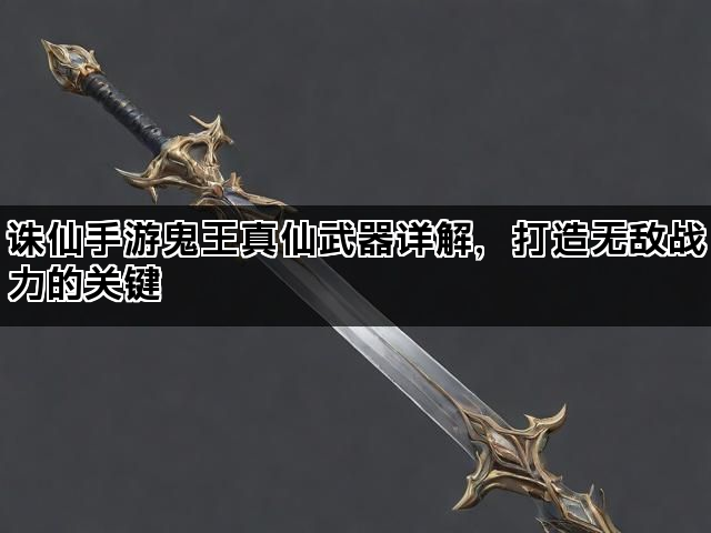 诛仙手游鬼王真仙武器详解，打造无敌战力的关键