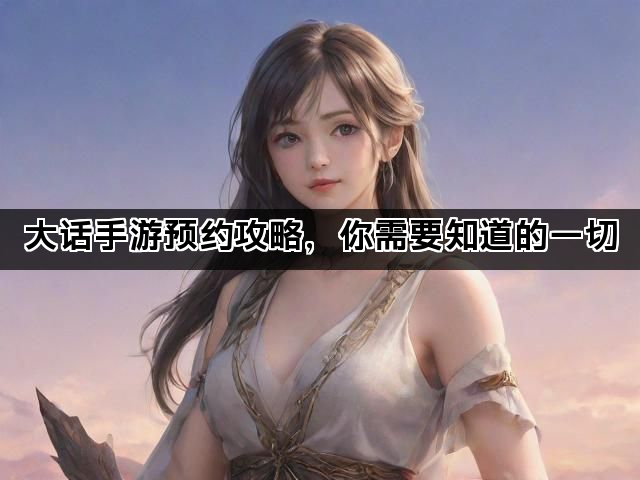 大话手游预约攻略，你需要知道的一切
