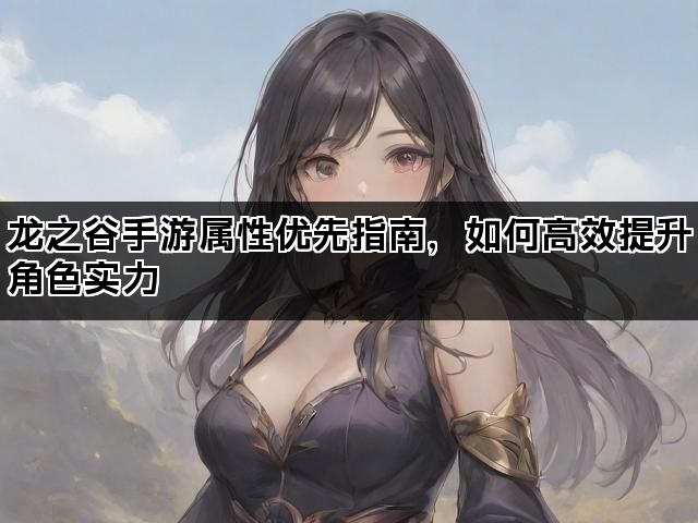 龙之谷手游属性优先指南，如何高效提升角色实力