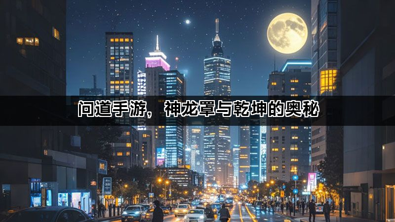 问道手游，神龙罩与乾坤的奥秘
