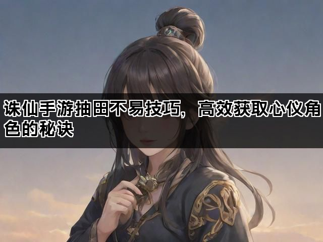 诛仙手游抽田不易技巧，高效获取心仪角色的秘诀