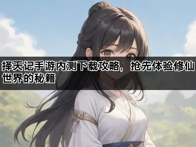 择天记手游内测下载攻略，抢先体验修仙世界的秘籍