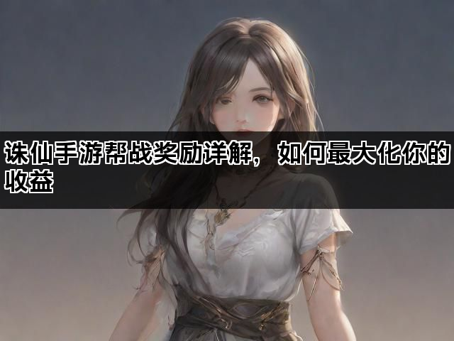 诛仙手游帮战奖励详解，如何最大化你的收益