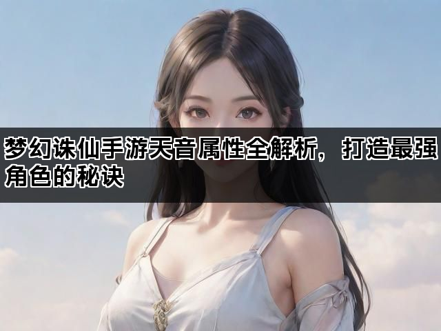 梦幻诛仙手游天音属性全解析，打造最强角色的秘诀