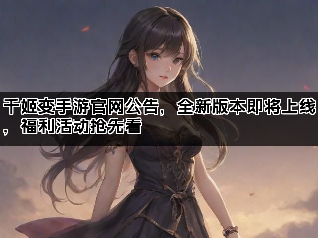 千姬变手游官网公告，全新版本即将上线，福利活动抢先看