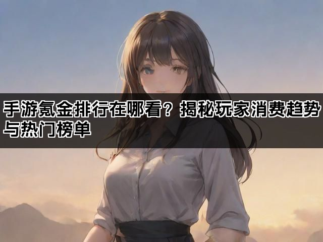 手游氪金排行在哪看？揭秘玩家消费趋势与热门榜单
