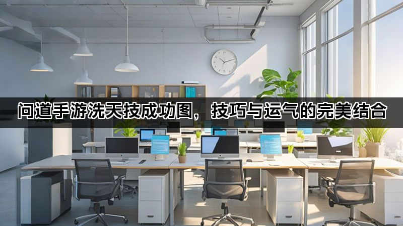 问道手游洗天技成功图，技巧与运气的完美结合