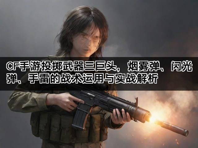 CF手游投掷武器三巨头，烟雾弹、闪光弹、手雷的战术运用与实战解析
