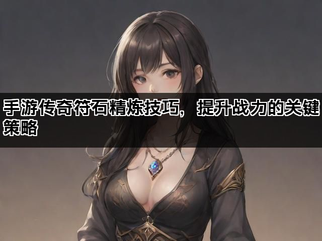 手游传奇符石精炼技巧，提升战力的关键策略
