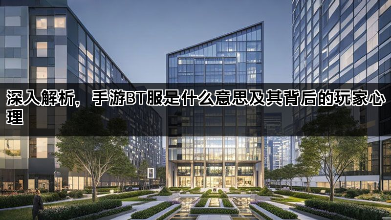 深入解析，手游BT服是什么意思及其背后的玩家心理