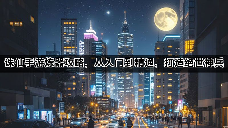 诛仙手游炼器攻略，从入门到精通，打造绝世神兵