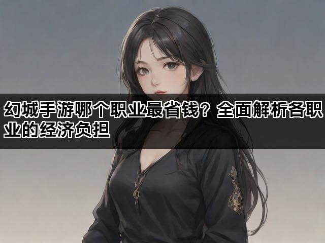 幻城手游哪个职业最省钱？全面解析各职业的经济负担