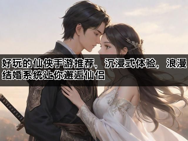 好玩的仙侠手游推荐，沉浸式体验，浪漫结婚系统让你邂逅仙侣