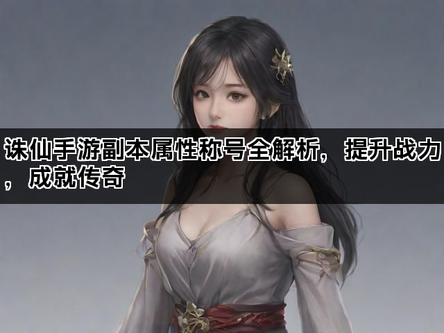 诛仙手游副本属性称号全解析，提升战力，成就传奇