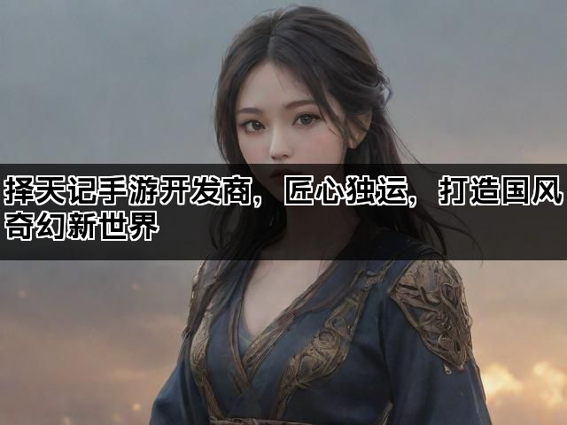 择天记手游开发商，匠心独运，打造国风奇幻新世界