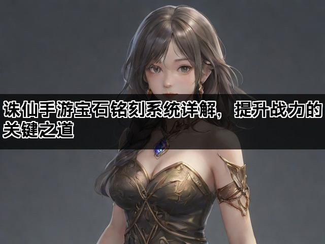 诛仙手游宝石铭刻系统详解，提升战力的关键之道