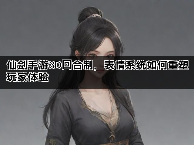 仙剑手游3D回合制，表情系统如何重塑玩家体验
