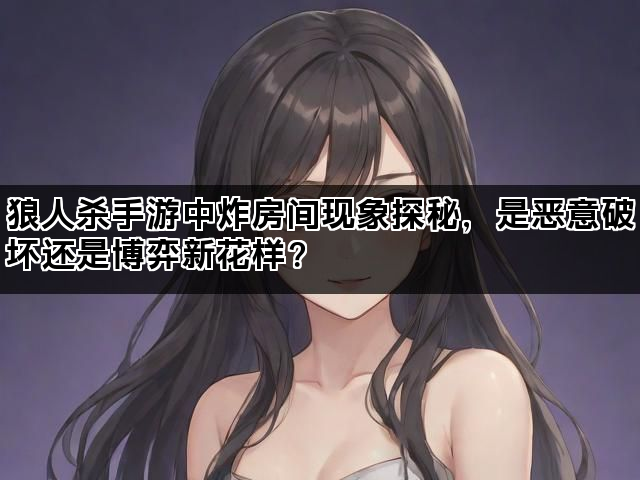 狼人杀手游中炸房间现象探秘，是恶意破坏还是博弈新花样？