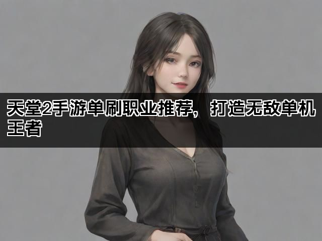 天堂2手游单刷职业推荐,打造无敌单机王者 天堂2手游单刷职业推荐,打造无敌单机王者