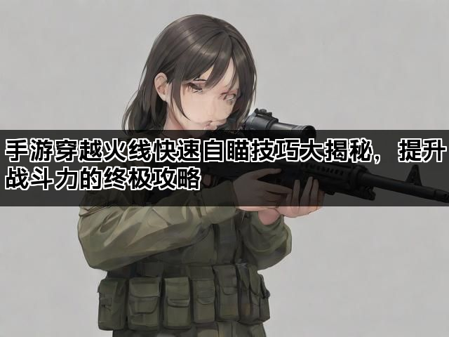 手游穿越火线快速自瞄技巧大揭秘，提升战斗力的终极攻略