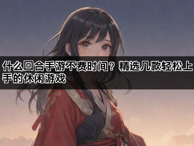 什么回合手游不费时间？精选几款轻松上手的休闲游戏