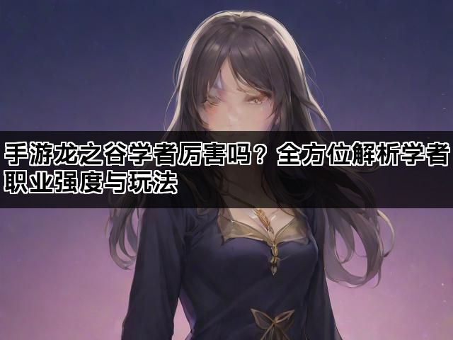 手游龙之谷学者厉害吗？全方位解析学者职业强度与玩法