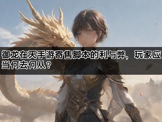御龙在天手游寄售脚本的利与弊，玩家应当何去何从？