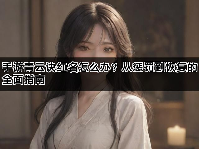 手游青云诀红名怎么办？从惩罚到恢复的全面指南