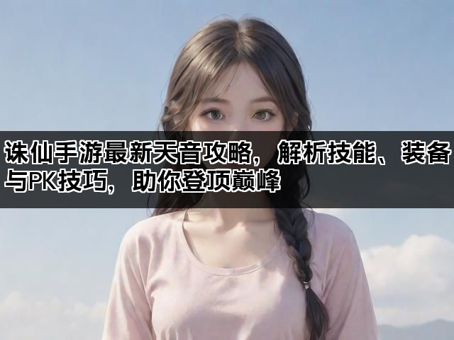诛仙手游最新天音攻略，解析技能、装备与PK技巧，助你登顶巅峰