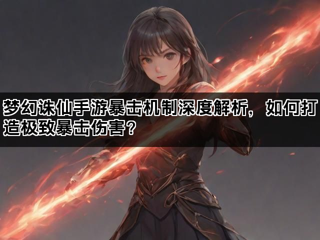 梦幻诛仙手游暴击机制深度解析，如何打造极致暴击伤害？