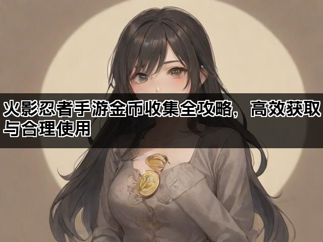 火影忍者手游金币收集全攻略，高效获取与合理使用