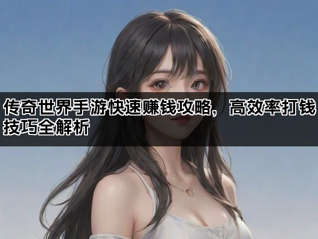 传奇世界手游快速赚钱攻略，高效率打钱技巧全解析